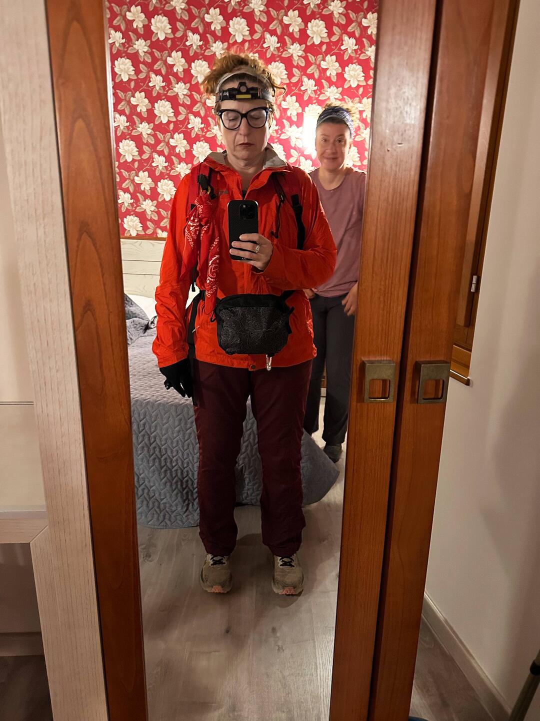 Getting ready to head out this morning