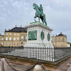 Equestrian statue of Frederick V, all Kings are either Frederick or Christian