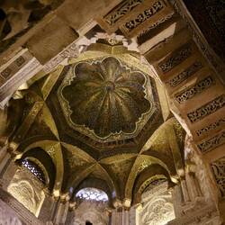 The Ceiling inside the Mihrab