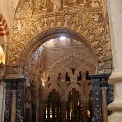 Roman Catholic arch - this is in between the mosque extension