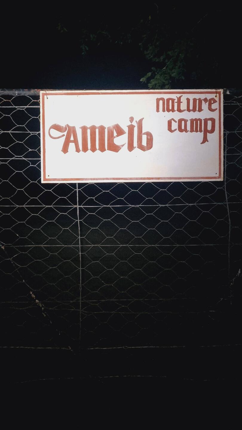 In diesem.Camp schlafe ich