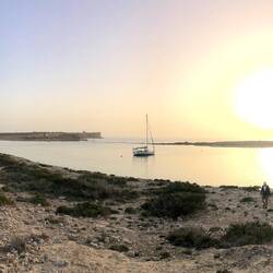 The entire bay to ourselves