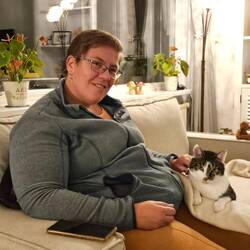 Sabine en Timmie zitten al op me te wachten.