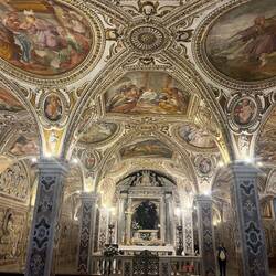 La crypte du "Duomo" = Cathédrale de Salerne