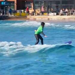 A pic of me riding the waves