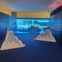 Titanic display in central Brisbane