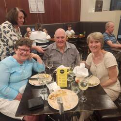 Sonia, Paul and Julie at the Holland Park Hotel