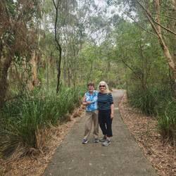 Sonia and Janine at Ormeau forest