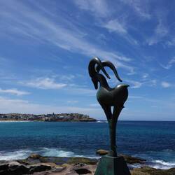 Sculptures by the sea