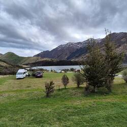 Moke Lake - Blick von unserem Stellplatz