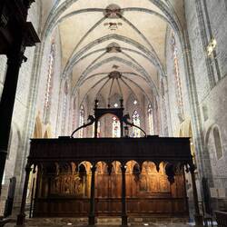 Inside the cathedral