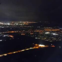 Landeanflug auf dem australischen Kontinent