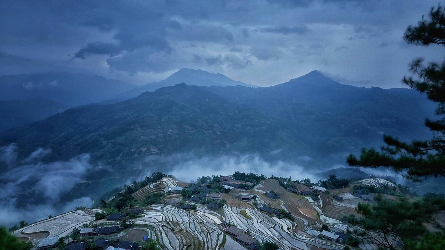 Heute morgen früh - nicht gerade einladend