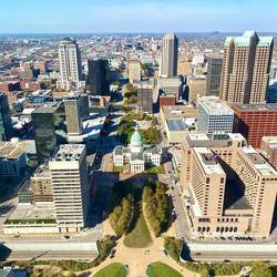 view from the arch