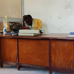 ...wird hart gearbeitet