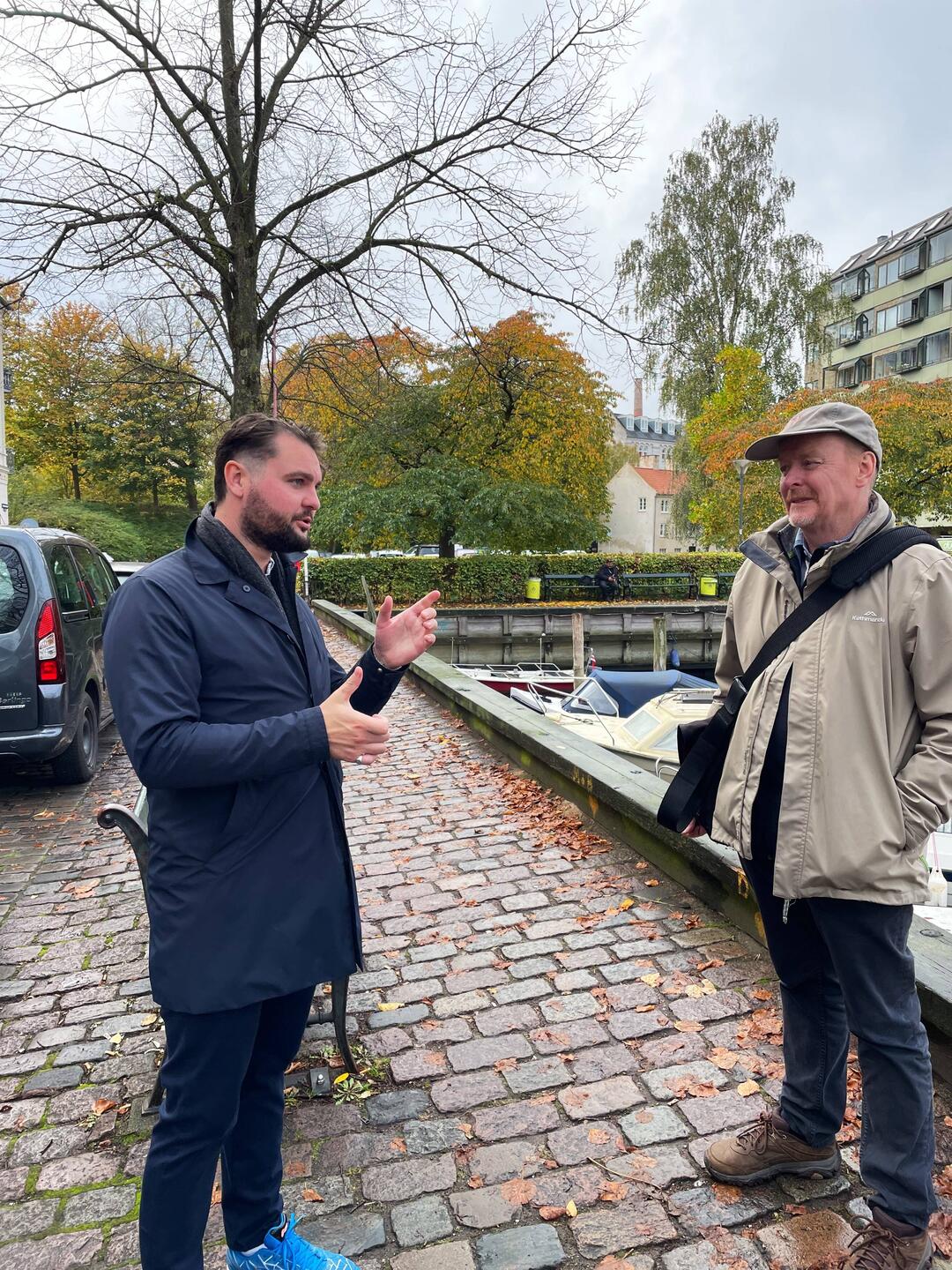 Simon giving us a Danish history lesson