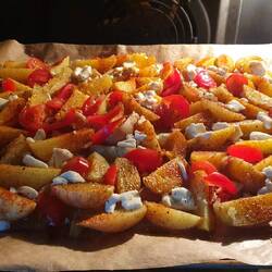 Ofenkartoffeln mal anders 🥔🍅🧀👌