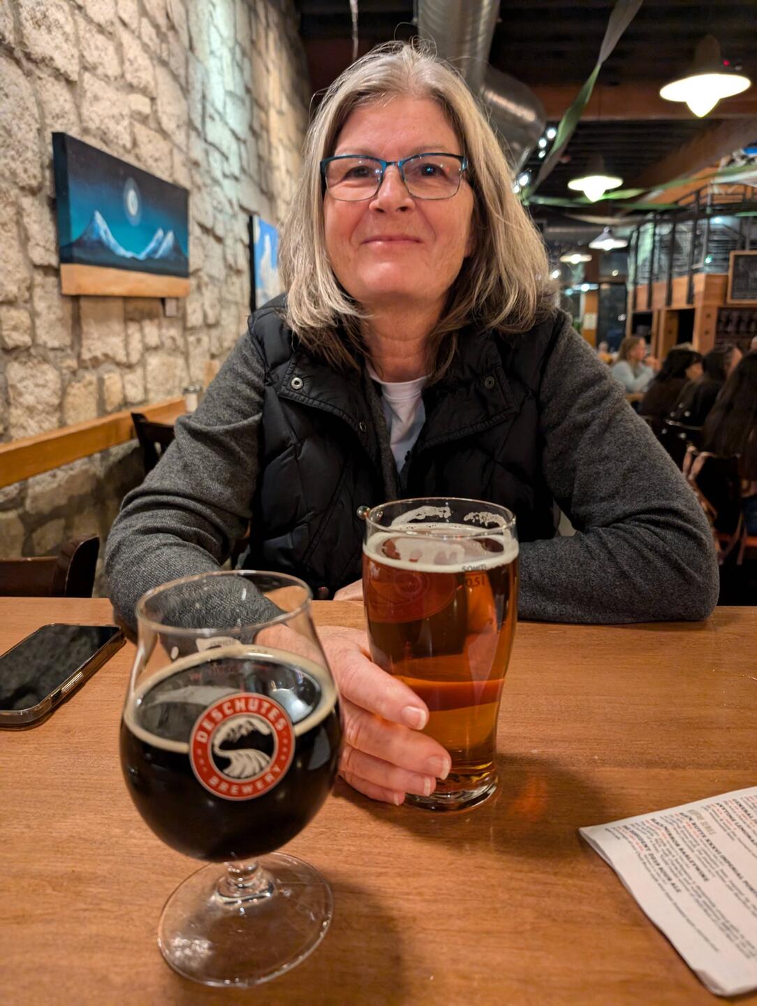 Deshutes Brewing has an N Porter beer! Quite good, using reverse osmosis to take out the alcohol.