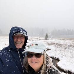 Todd Lake on a snowy day