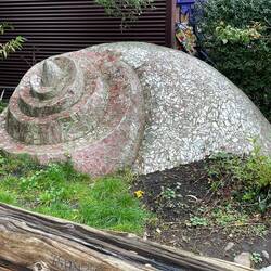 Mosaic shell in Christiania Freetown