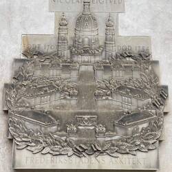 Relief showing the four palaces and the Marble Church