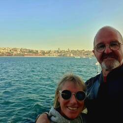 Wir überqueren den Bosporus von Asien nach Europa