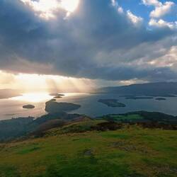 La vue depuis le sommet!