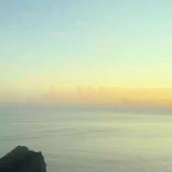 Trajet retour à flan de colline