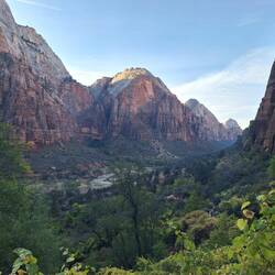 Der Blick zurück ins Tal