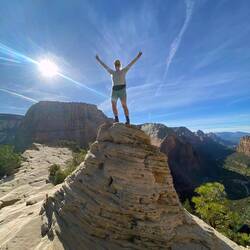 Ganz oben angekommen