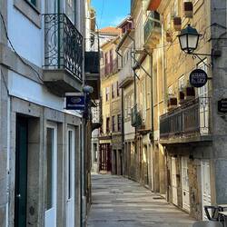 Beautiful old street in Ponte de Lima