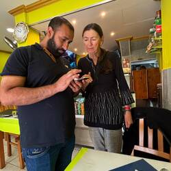 The phone call to Oz.