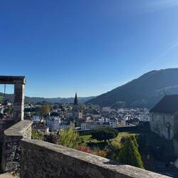 View of Lourdes from Château Fort Musée Pyrénéen