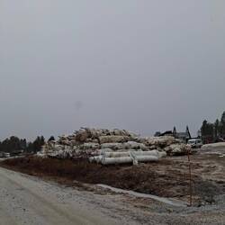 Fließ zum abdecken des Gletschers