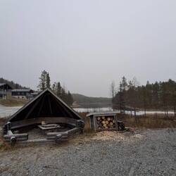 Typischer Grill in swe