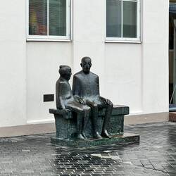 A lovely statue we passed on our walk today