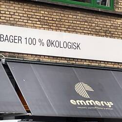Our first stop emmerys is 100% organic