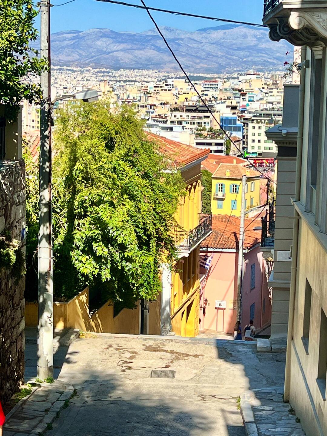 Auf dem Weg zur Akropolis