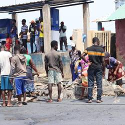 Berge verrottete Rochen