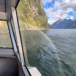 ... teilweise mit Regenbogen
