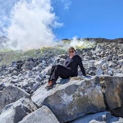 Taking in some sulphur gas