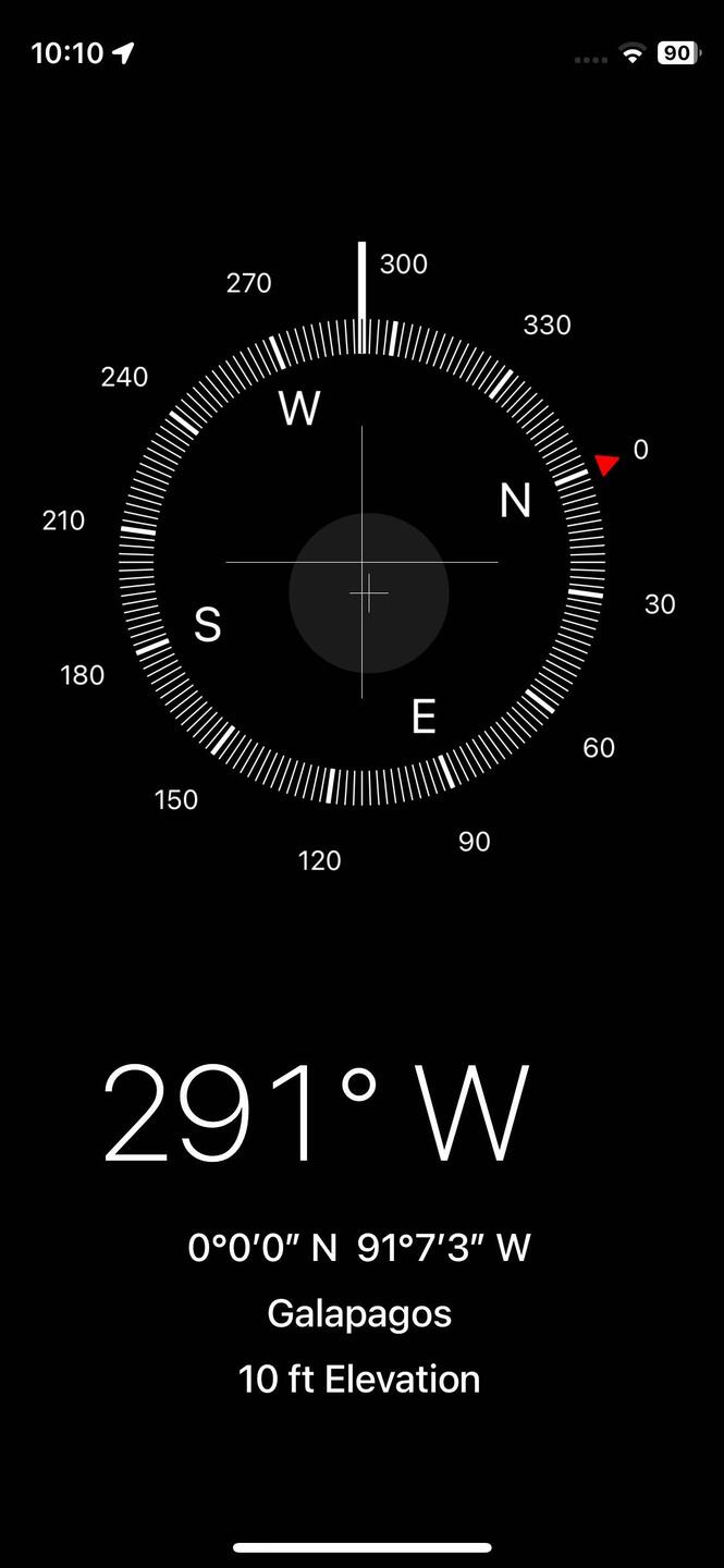 Latitude zeros
