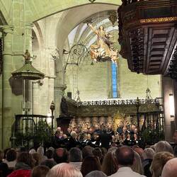 There's nothing like hearing a choir sing in these old cathedrals with their amazing acoustics.