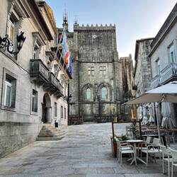 The cathedral is right beside my albergue.