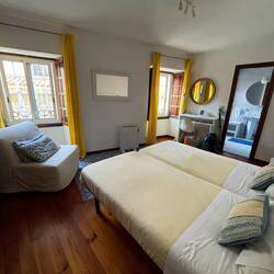 My comfy room at the Ideas Peregrinas albergue.