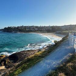 Blick über Bronte Beach