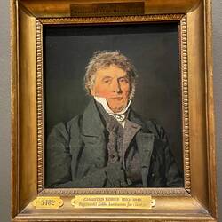 Portrait of Master Baker Peter Berendt Købke by Christen Købke