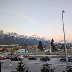 Zimmerausblick heute morgen