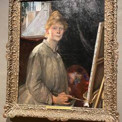 Self Portrait by Mina Carlson-Bredberg