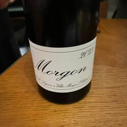 The Beaujolais from the Morgan Cru was exceptional